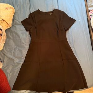 Ann Taylor Black Short Sleeve Dress NWT